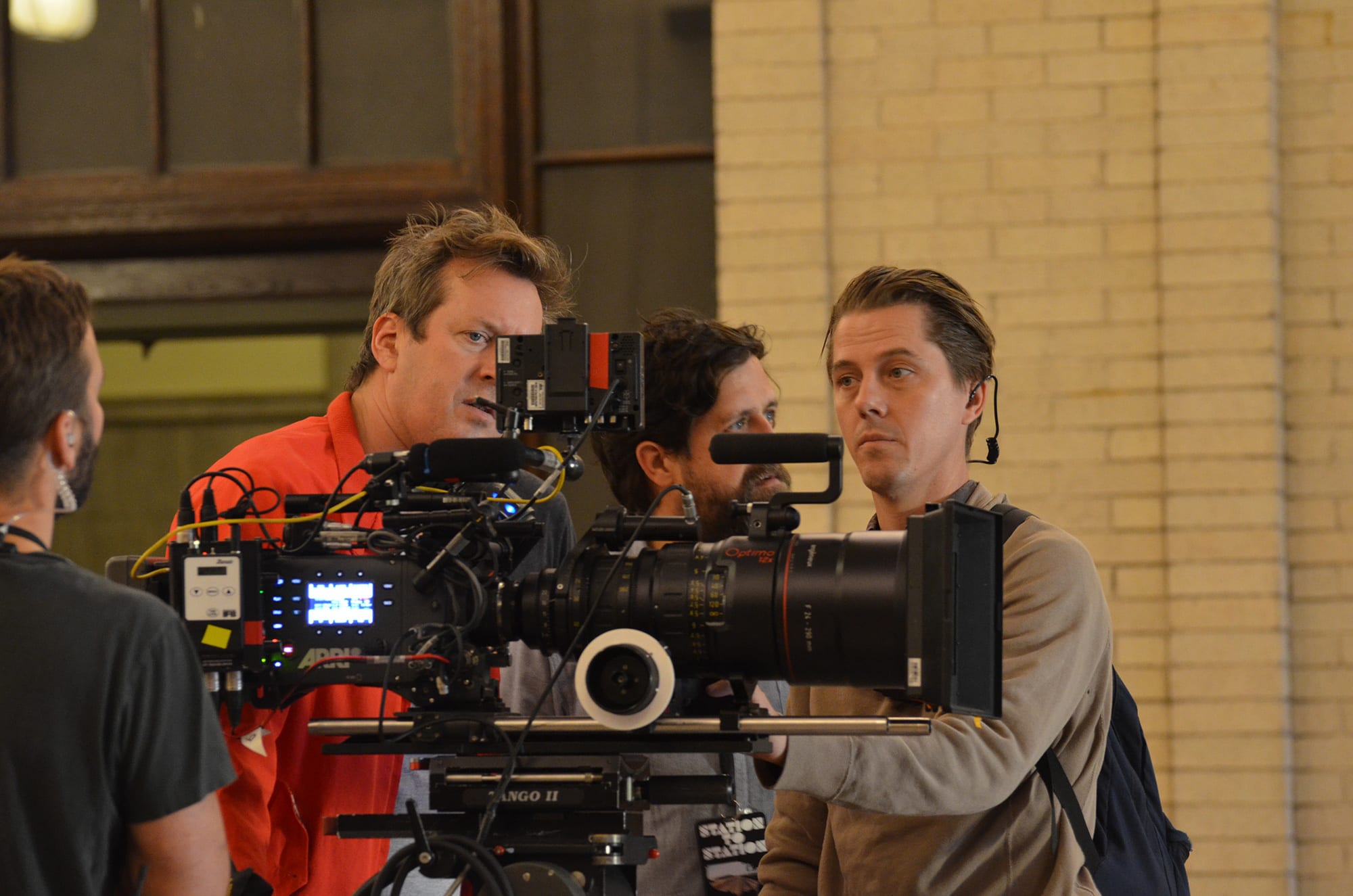 Doug Aitken and crew filming. It seemed that every moment was documented in some fashion.