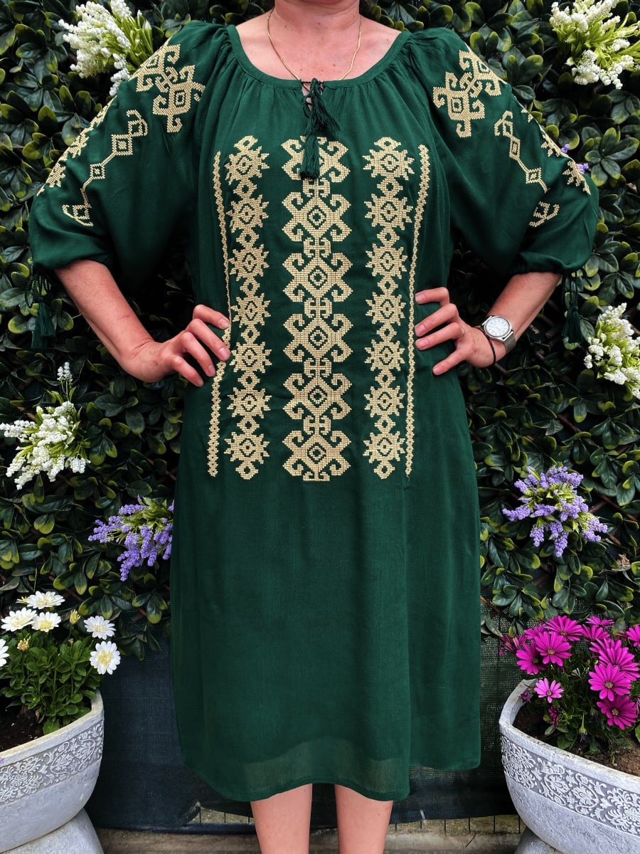 Modernie Rochie "Verde-Smarald". MD. 108