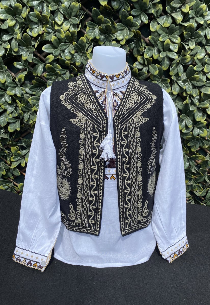 Vestă băieți MD8445 aurie