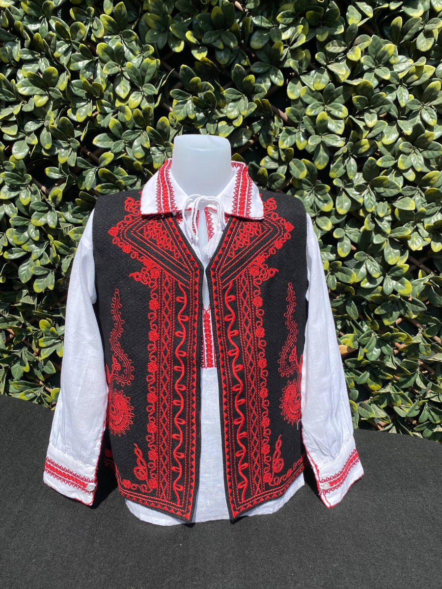 Vestă băieți MD8445 roșie