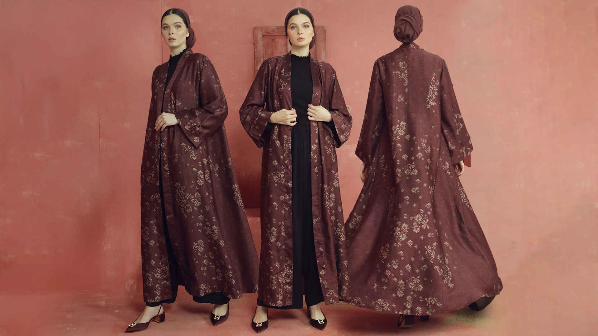 Ide Desain Abaya Batik dari Aliatex