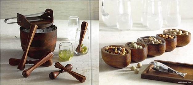 Roost Hemingway Bar Accessories - Linked Snack Bowls