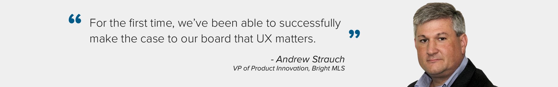 Quote from Andrew Strauch Quote from Andrew Strauch