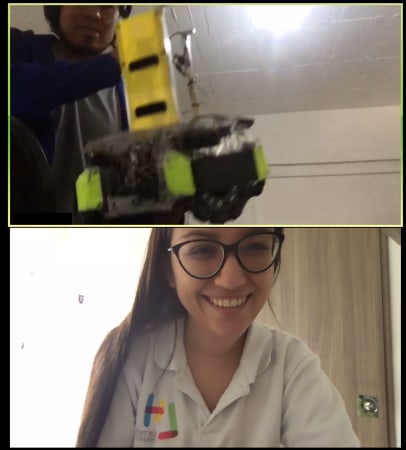 Zoom call with Fio