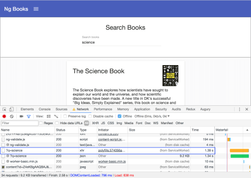 Creating Progressive Web Apps Using Angular: Data is being received by the server Creating Progressive Web Apps Using Angular: Data is being received by the server