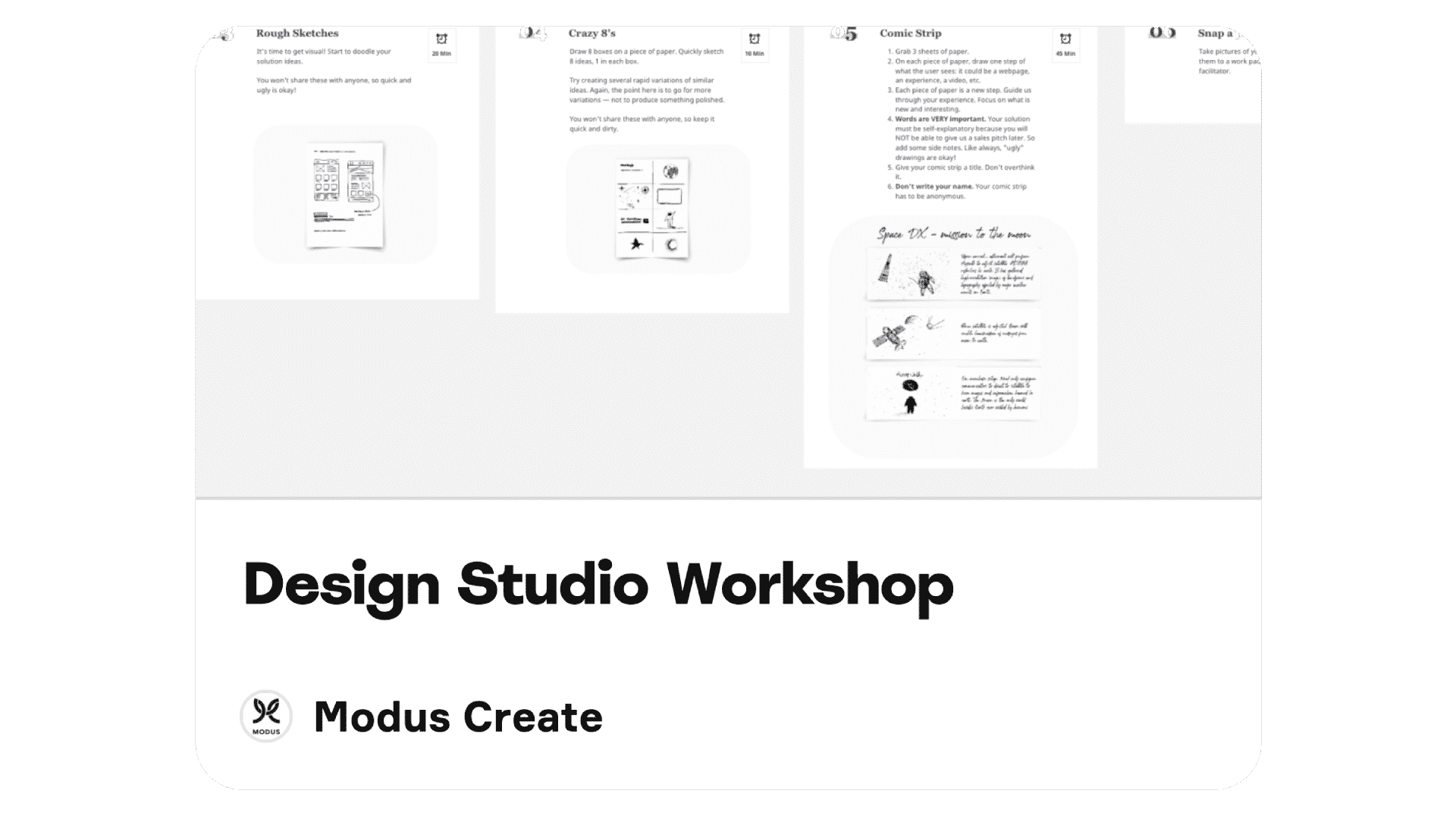 Design Studio Workshop Modus Create Customer Experience Design Studio Workshop