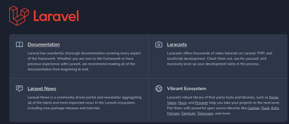 Laravel website