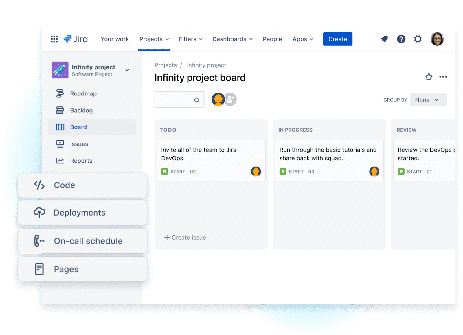 Infinity project board