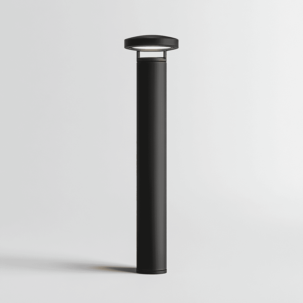Diese Bogenlampe bietet elegante, effektive Beleuchtung für Außenbereiche mit modernem, minimalistischem Design.  Ideal für Gartenpartys und Abendmärkte.