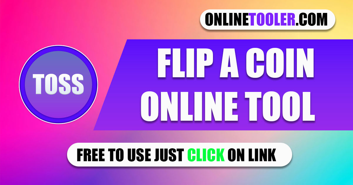 Flip a Coin Online or Toss A Coin – Instant Heads or Tails with Just One Click!