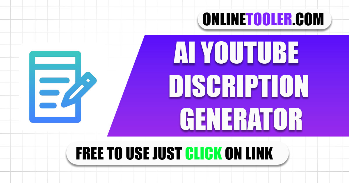 AI YouTube Description Generator – Create Perfect Descriptions for Free