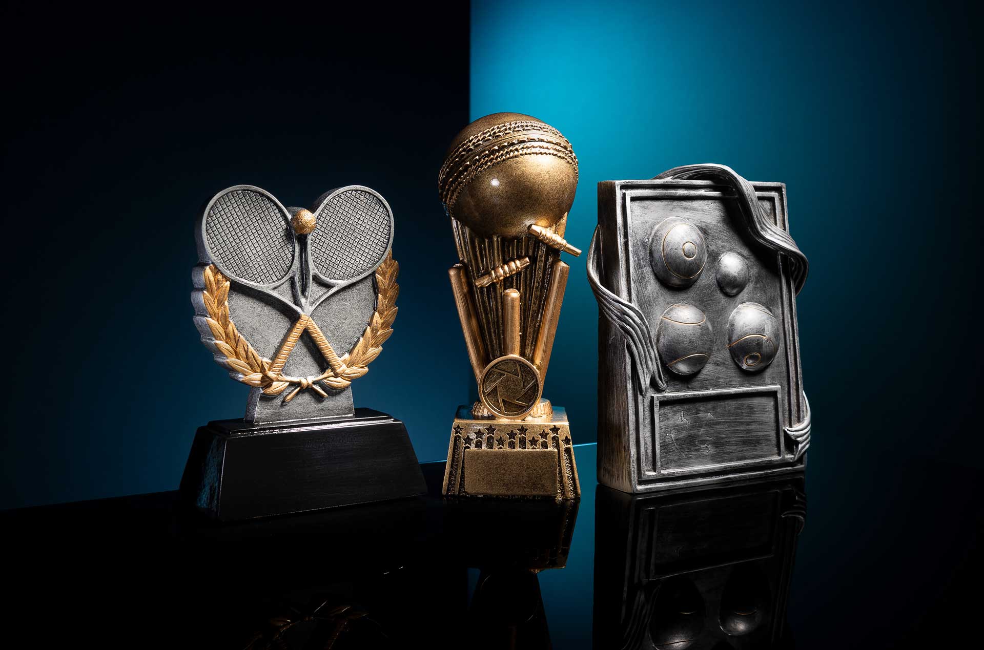 Sports trophies banner