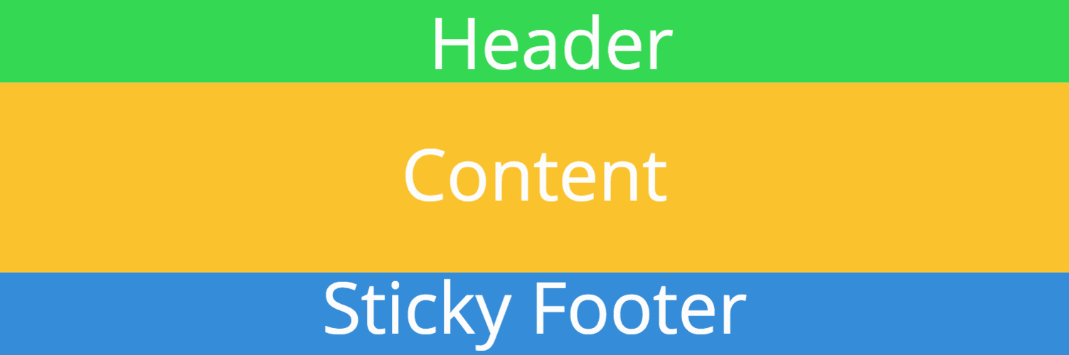 Sticky Footer in GatsbyJS using Flexbox Image