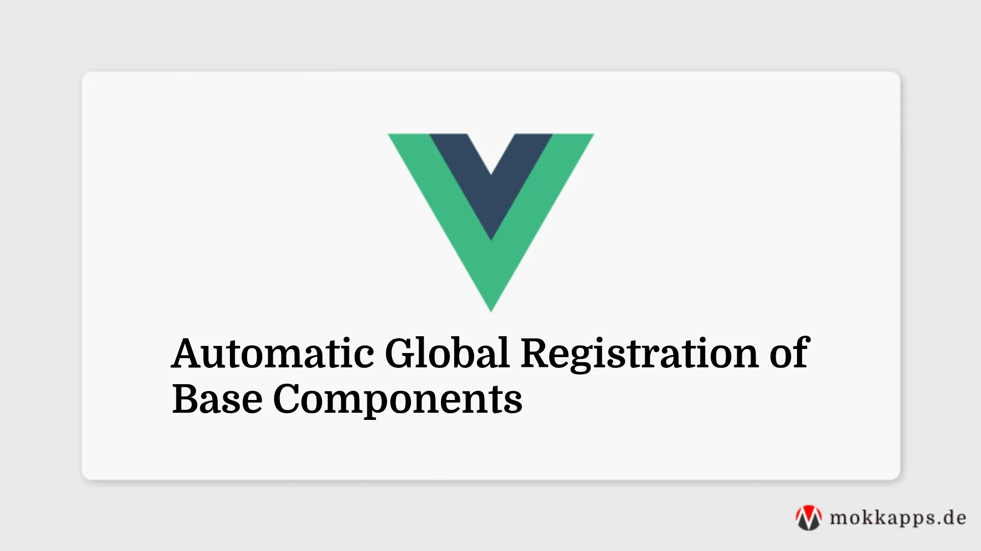 Automatic Global Registration of Base Components Image