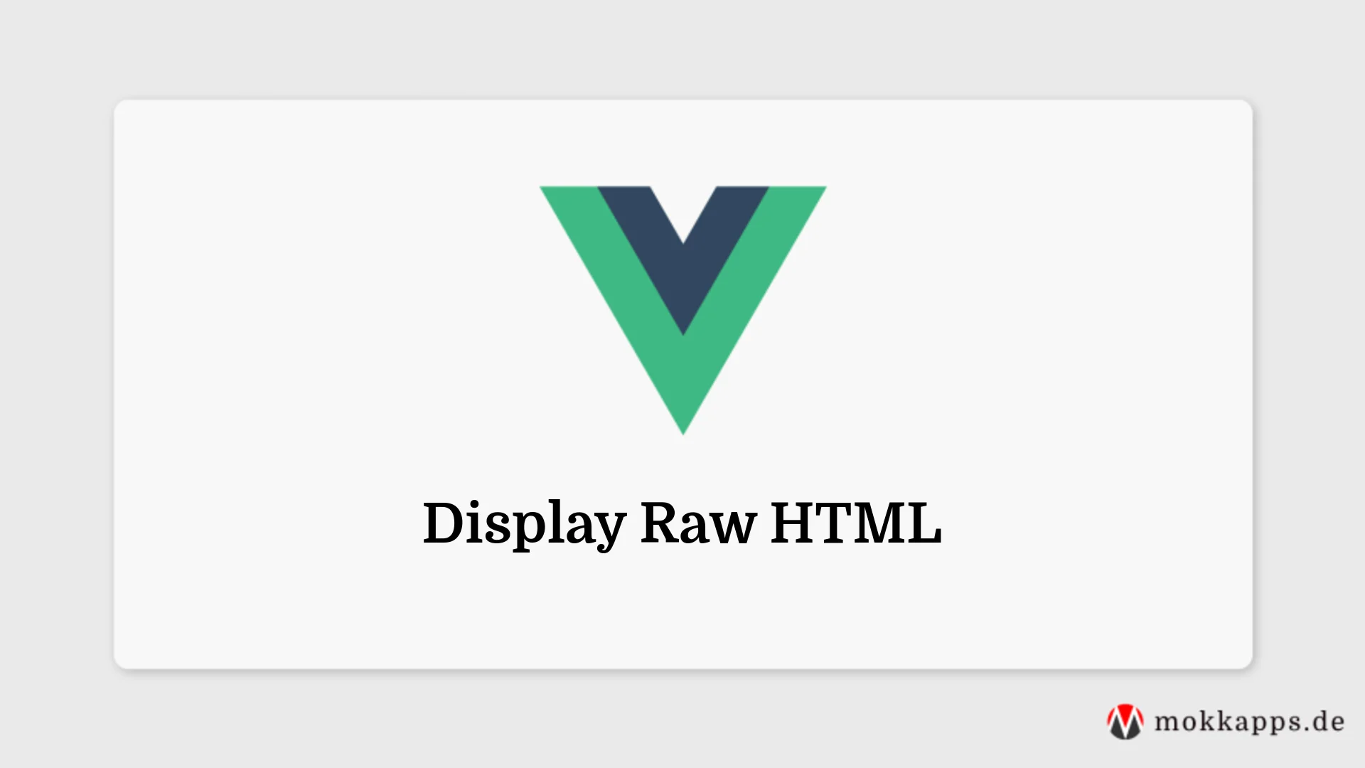 Display Raw HTML Image