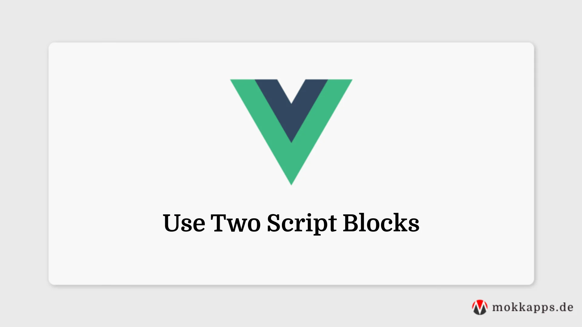 Use Two Script Blocks Image
