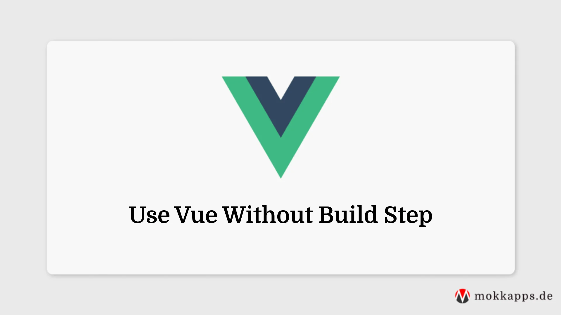 Use Vue Without Build Step Image