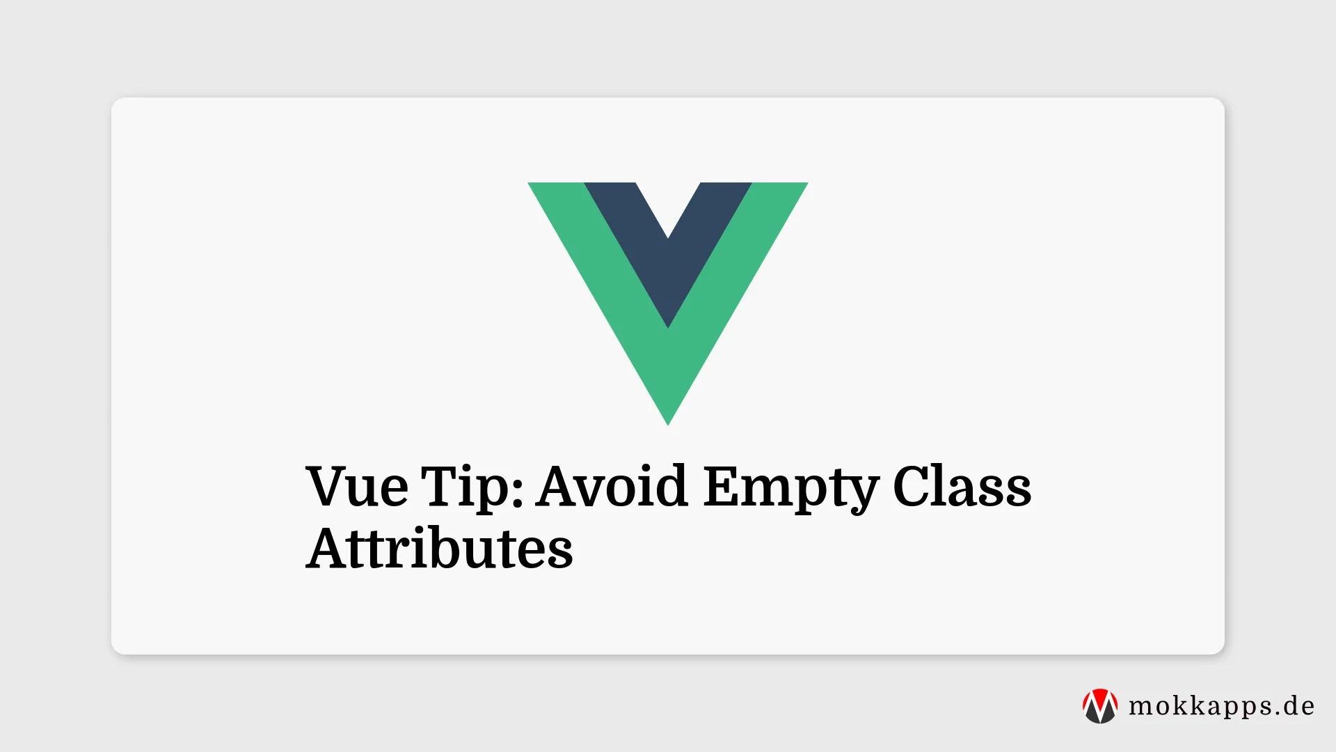 Avoid Empty Class Attributes Image