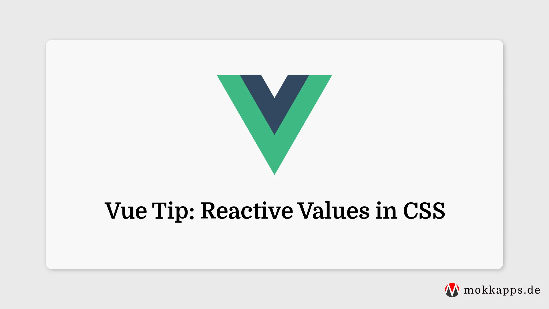 Vue Tip: Reactive Values in CSS Image