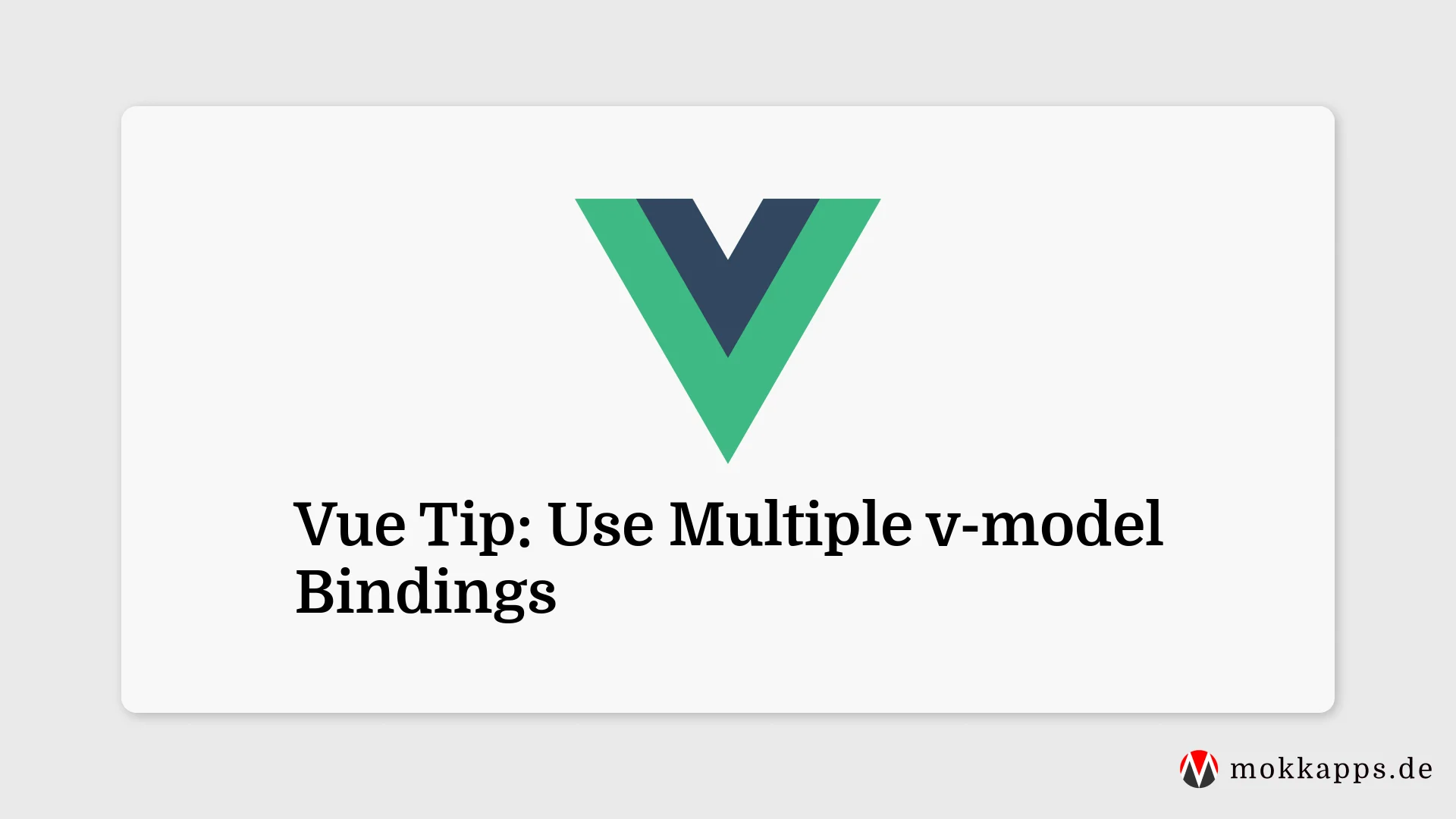 Use Multiple v-model Bindings Image
