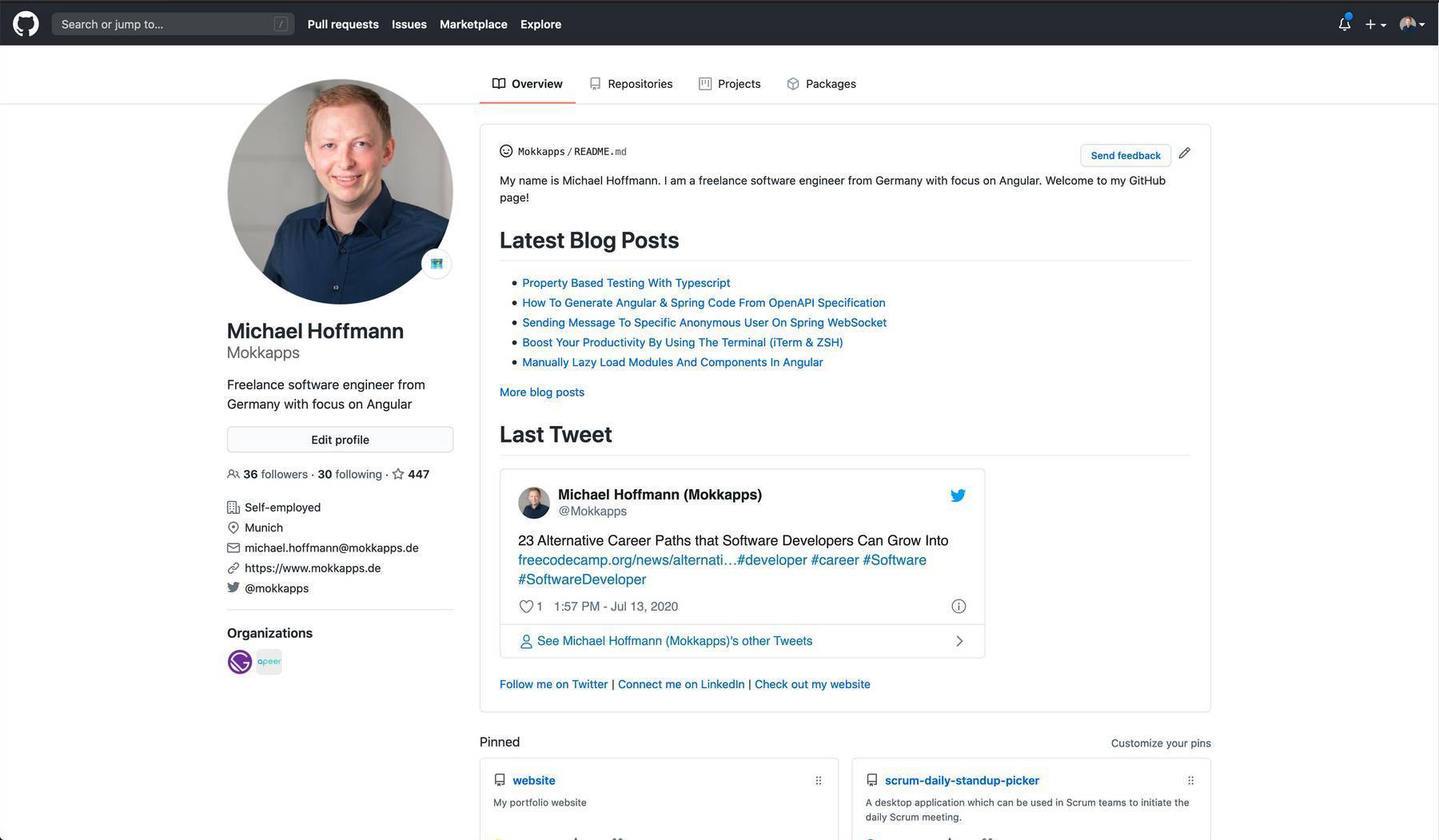 How I Built A Self-Updating README On My Github Profile
