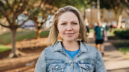 Krystal on the front foot to new career