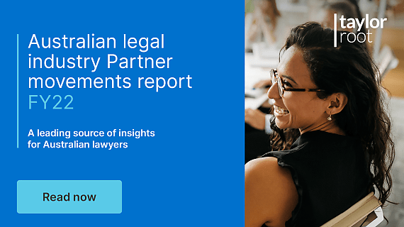 Australian legal industry Partner movements report FY22