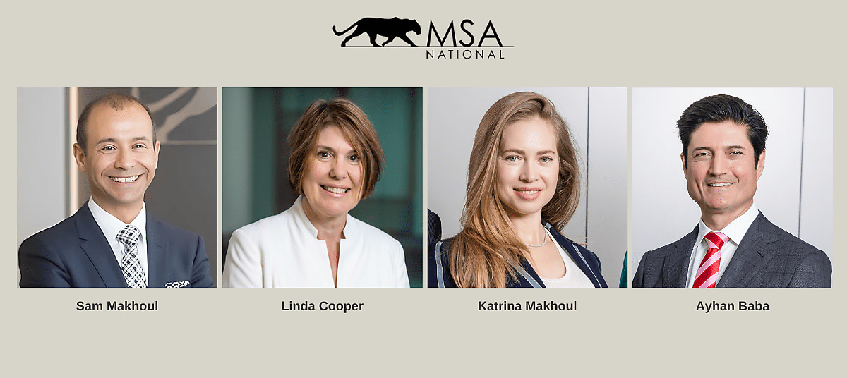 From law firm to Settlement Technology Powerhouse: 30 years of MSA National Sam Makhoul, Linda Cooper, Katrina Makhoul, Ayhan Baba
