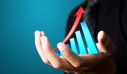 arrow up graph growth spi crvhiu
