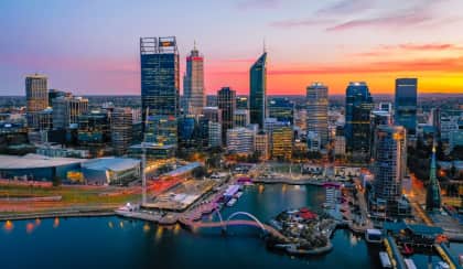 perth cbd sunset spi lglntj