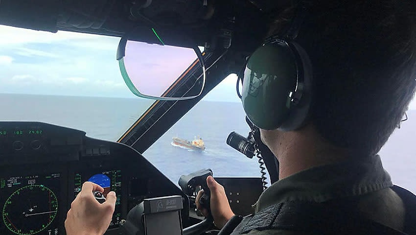 Air Force helps combat illegal fishing