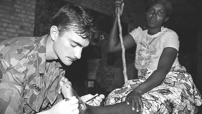 ADF members receive citation from Rwandan crisis