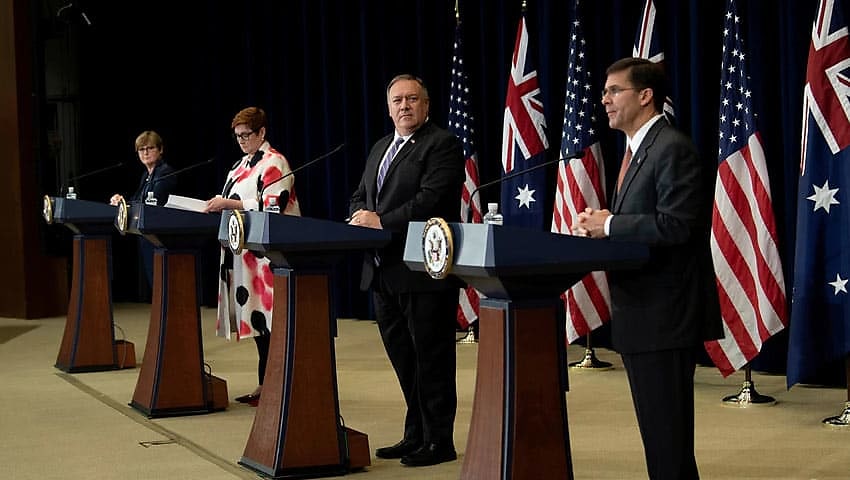 AUSMIN 2020 meetings reaffirm joint commitment to regional and global security