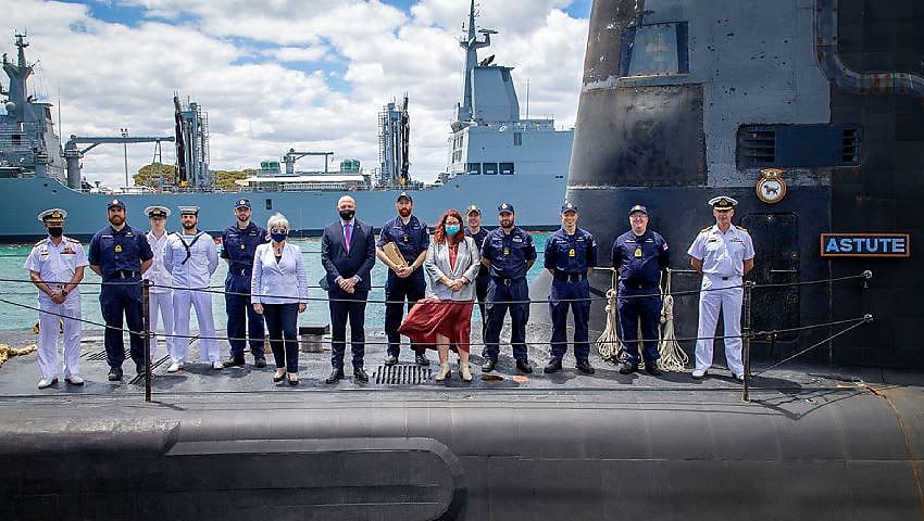 Astute Class sub visits Perth