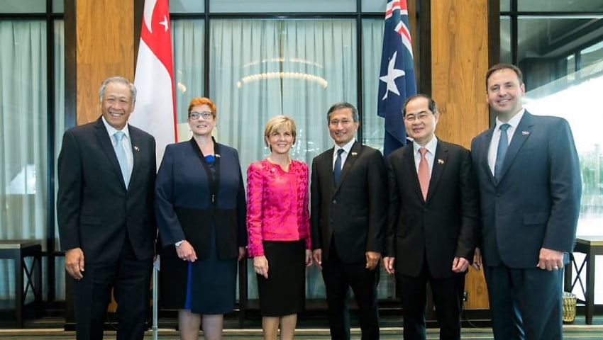 australian delegation heads to singapore