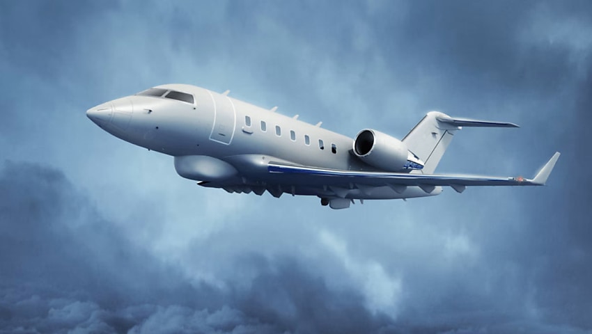 A generic rendering of a missionized Bombardier Global 6500, used by the U.S. Army in its latest program for Intelligence, Surveillance and Reconnaissance (ISR)