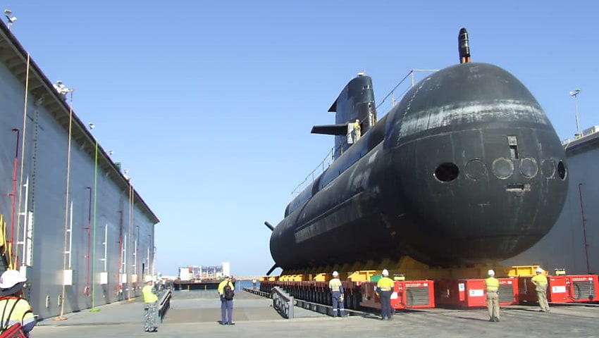 collins class submarine at asc