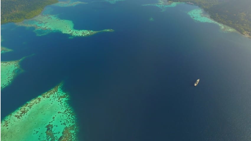 hmas diamantina in the solomon islands