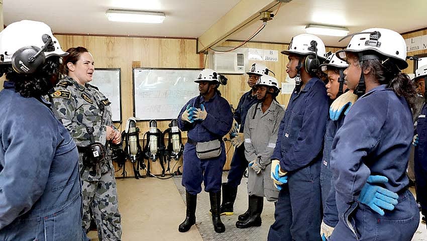 ADF uses sport to forge connections with Indigenous women