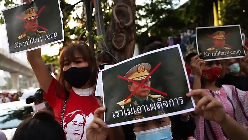 Australia suspends defence ties with Myanmar