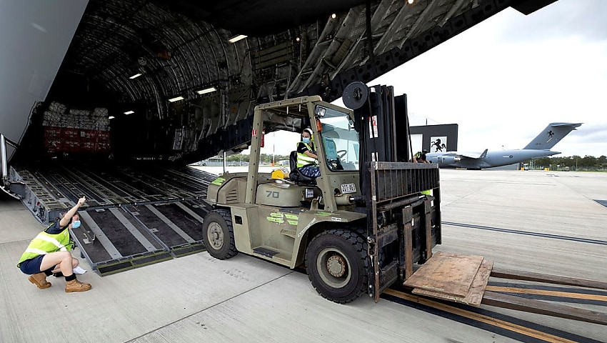 Air Warfare Centre supports Tongan relief efforts
