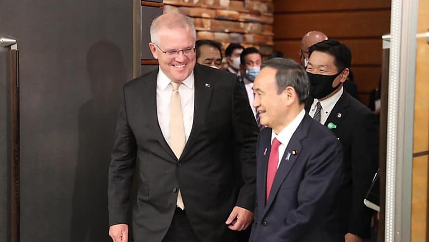 Australia, Japan step up regional security, economic partnership