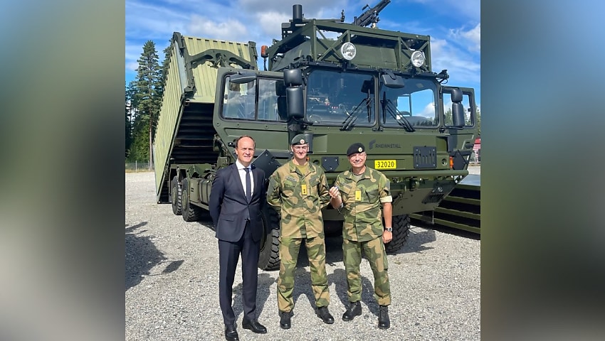 Norway takes receipt of Rheinmetall MAN logistic vehicles