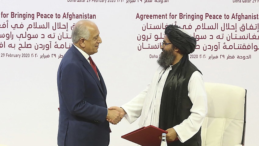 Australian government welcomes US-Taliban agreement in Afghanistan. 
