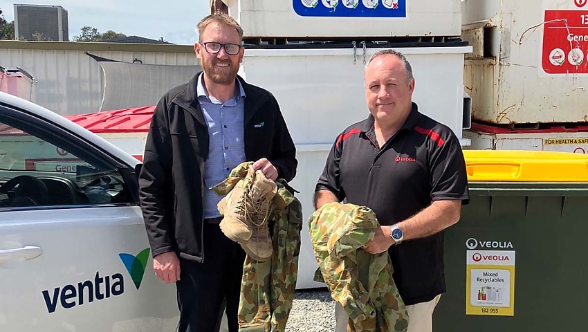 SPOTLIGHT: Revolutionising textile disposal on the Defence estate, with Craig Patterson and Dale Manley