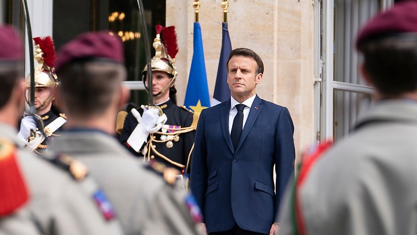 Macron: The peace dividend is gone - fear must now take its place
