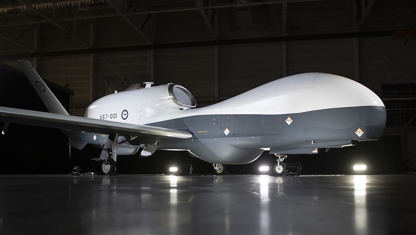 First RAAF MQ-4C Triton unveiled