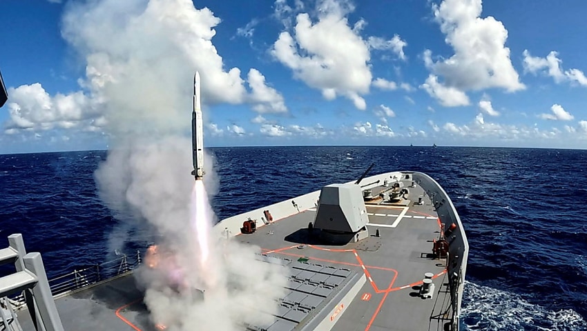 HMAS Sydney flaunts combat power at Exercise Pacific Dragon