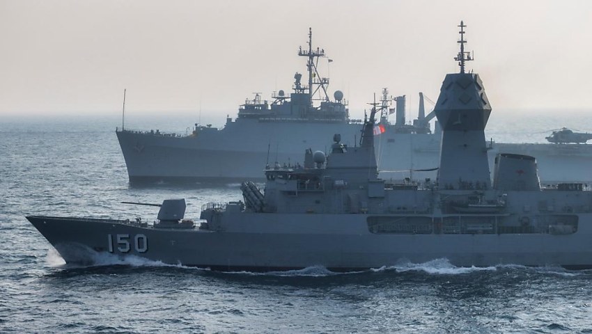 RAN and Indian Navy take part in Indo-Pacific Endeavour