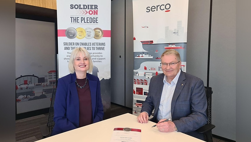 Serco Australia formalises partnership with Soldier On